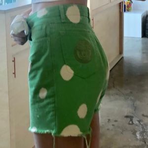 Vintage Versace tie dye shorts